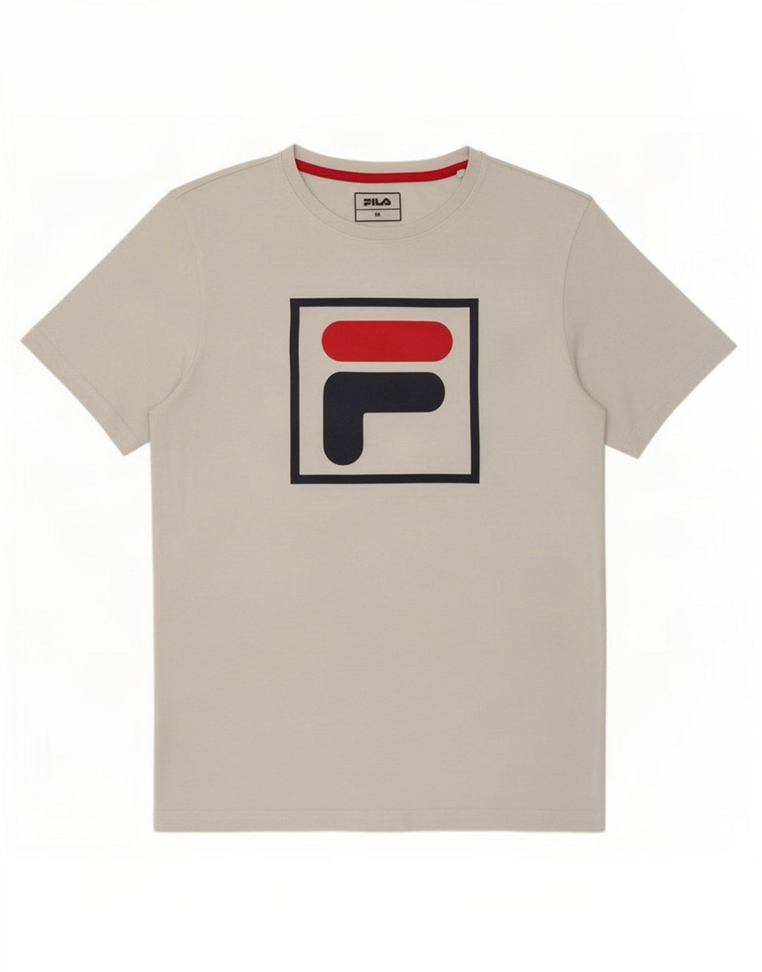 Fila Herren-T-Shirt mit Grafik, mittelweiße Baumwolle