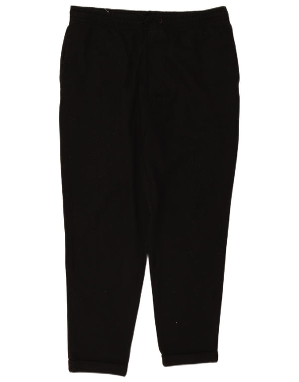 Zara Herren Tapered Chino-Hose, Größe L, W32, L28, Schwarz, Polyester