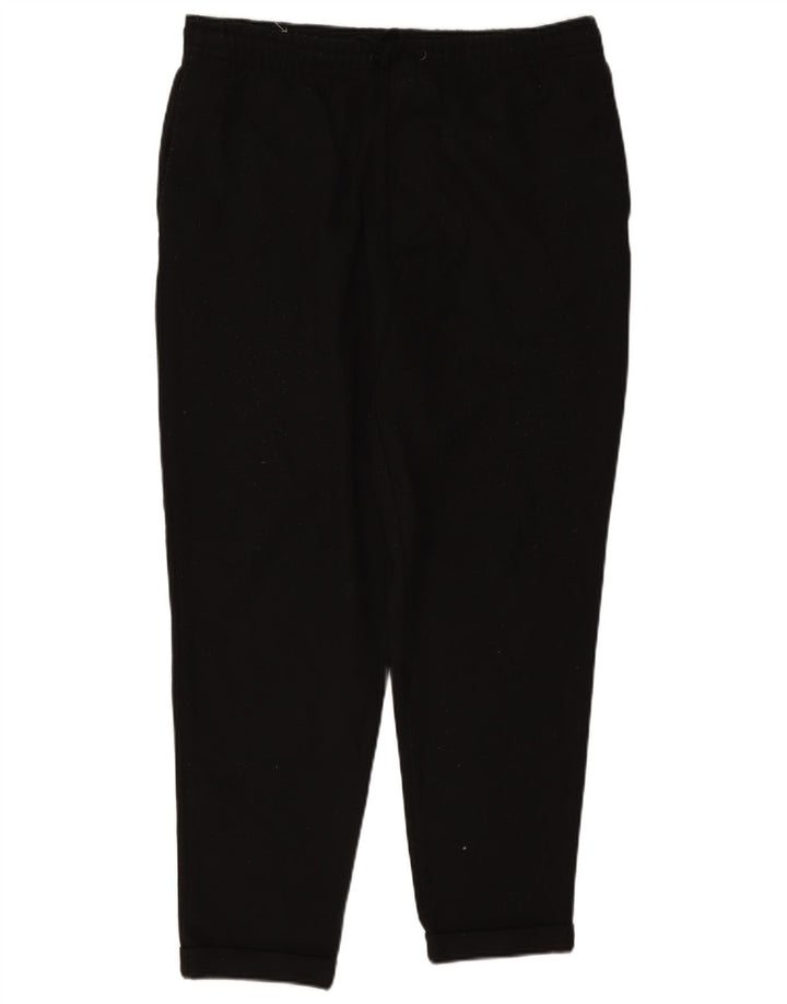 Zara Herren Tapered Chino-Hose, Größe L, W32, L28, Schwarz, Polyester