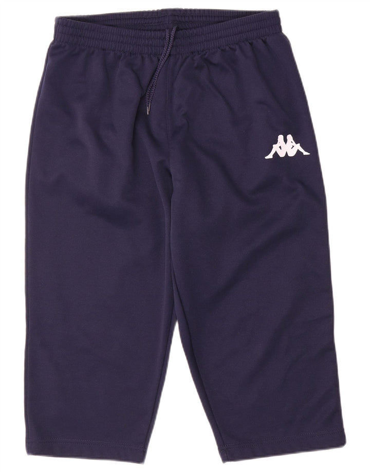 Kappa Herren-Bermuda-Sportshorts, groß, marineblaues Polyester