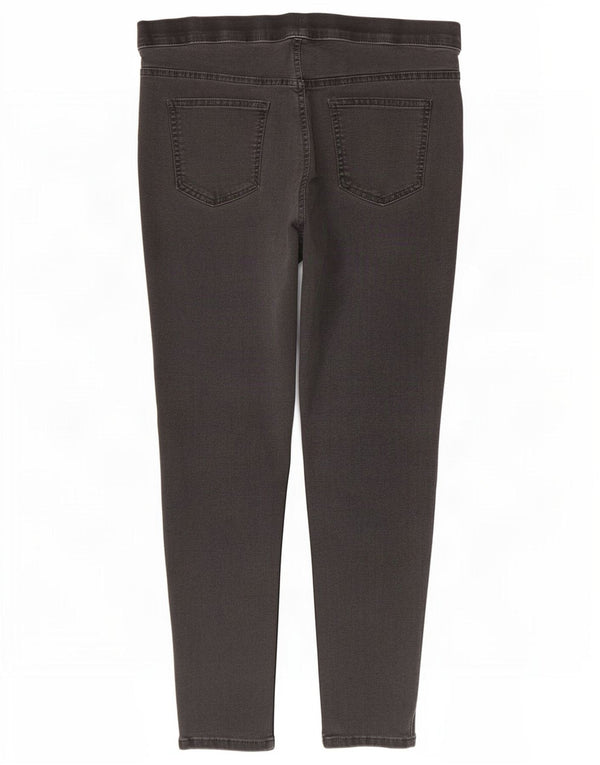 Marks & Spencer Damen Crop Jegging Jeans UK 16 Large W34 L25 Graue Baumwolle