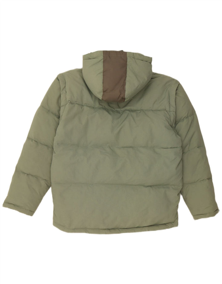 Fila Herren-Jacke mit Kapuze, gepolstert, UK 36, Größe S, Grün, Polyamid