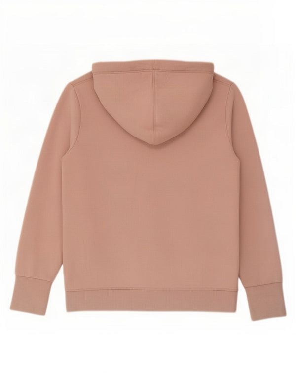 Superdry Damen-Kapuzenpullover mit Reißverschluss, UK 14, Größe L, Rosa, Baumwolle