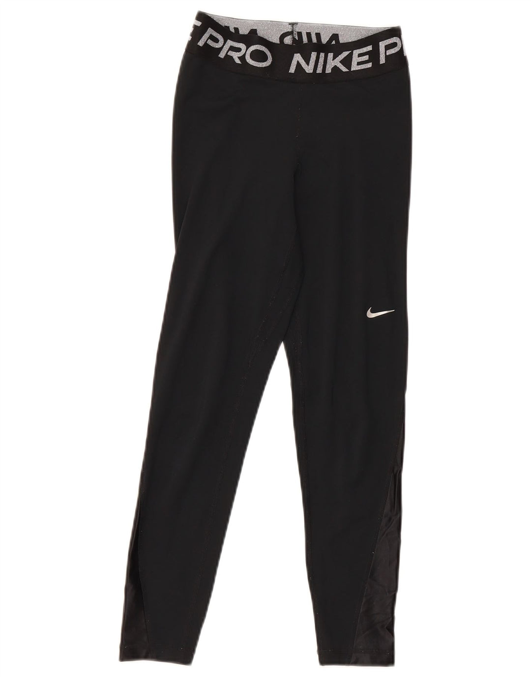 Nike Damen Dri Fit Graphic Leggings UK 6 XS Schwarz Polyester