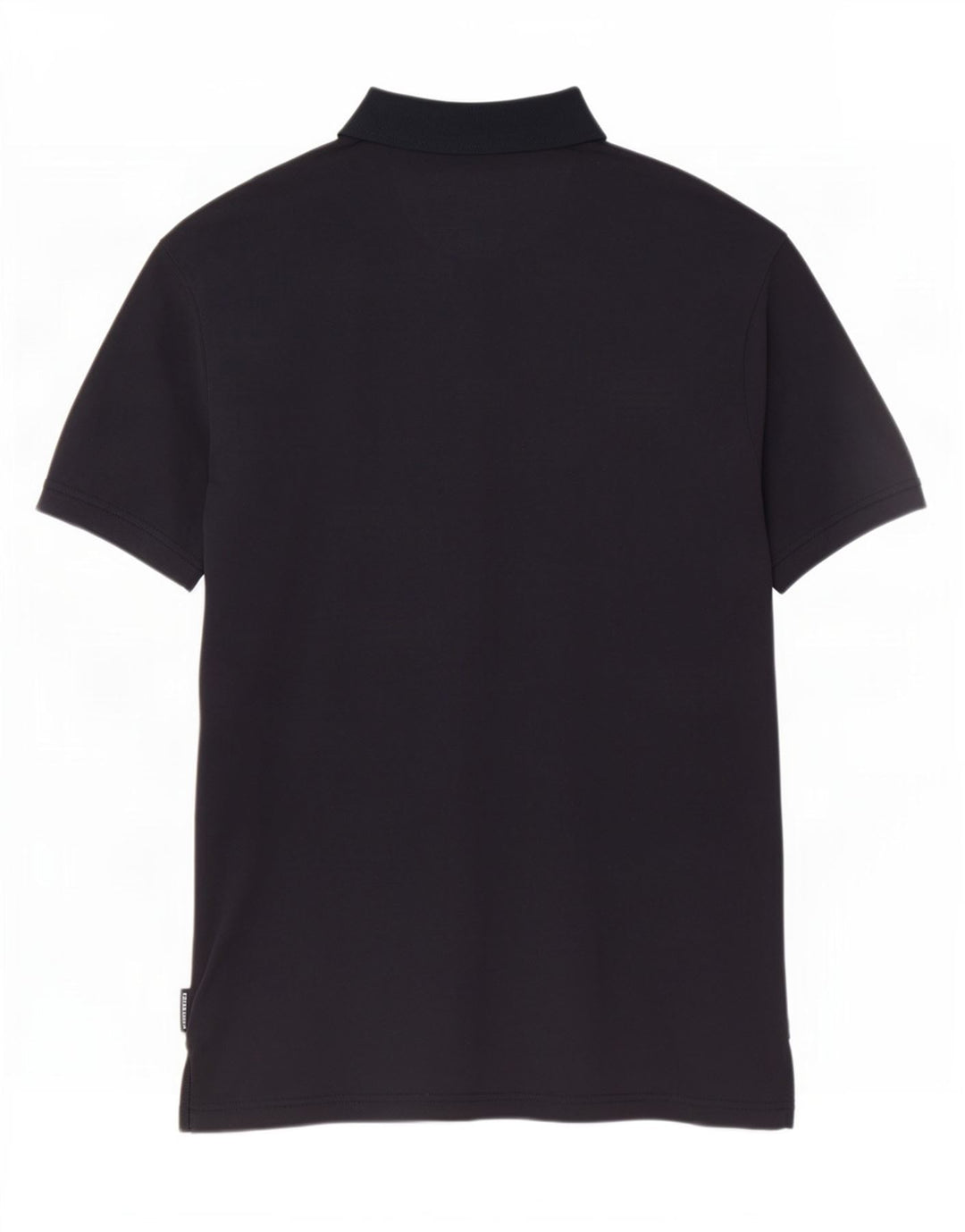 Armani Exchange Herren-Poloshirt aus mittlerer marineblauer geometrischer Baumwolle