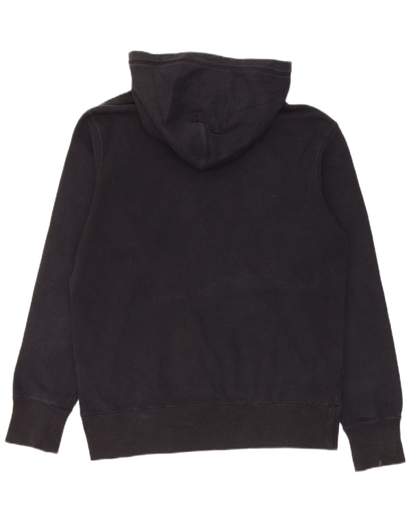 Nike Mens Hoodie Jumper Large Black Cotton