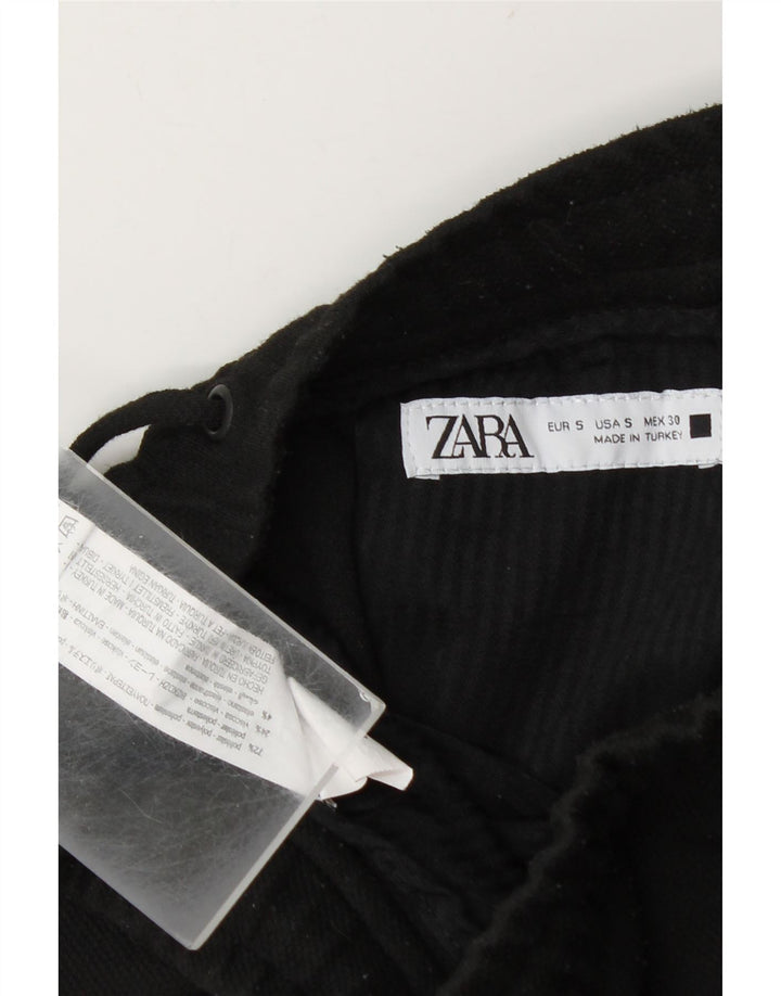 Zara Herren Sportshorts Small Schwarz Polyester