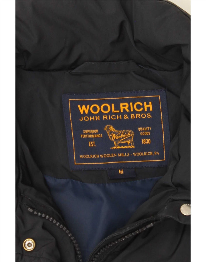 Woolrich Damen Wattierte Jacke UK 12 Medium Navy Blue
