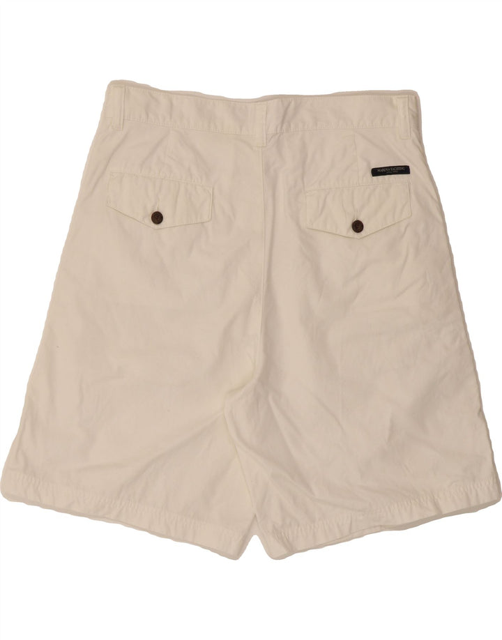 MARINA YACHTING Mens Chino Shorts IT 48 Medium W34  White Vintage Marina Yachting and Second-Hand Marina Yachting from Messina Hembry 
