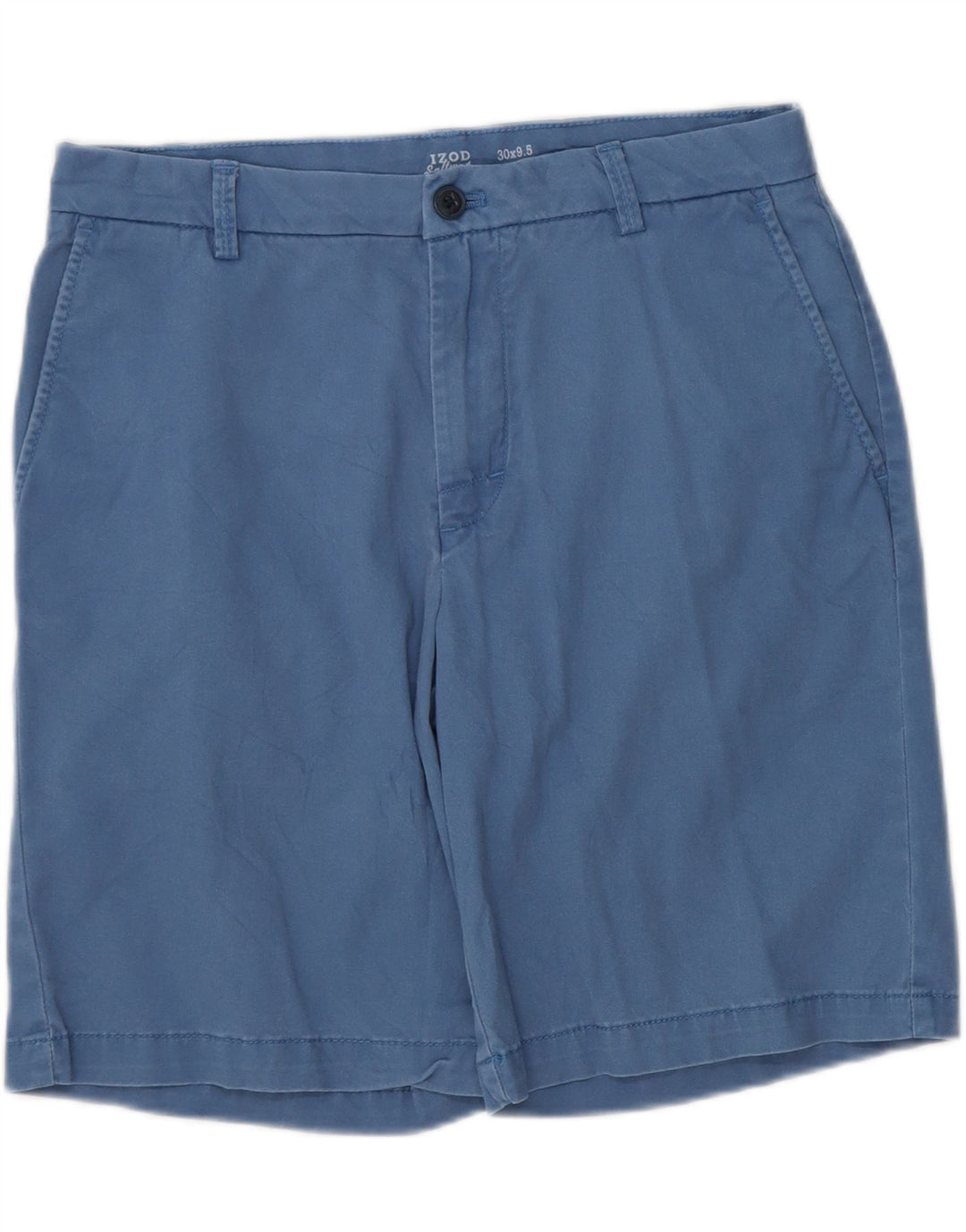 IZOD Mens Salt Water Chino Shorts W30 Medium  Blue Cotton Vintage Izod and Second-Hand Izod from Messina Hembry 