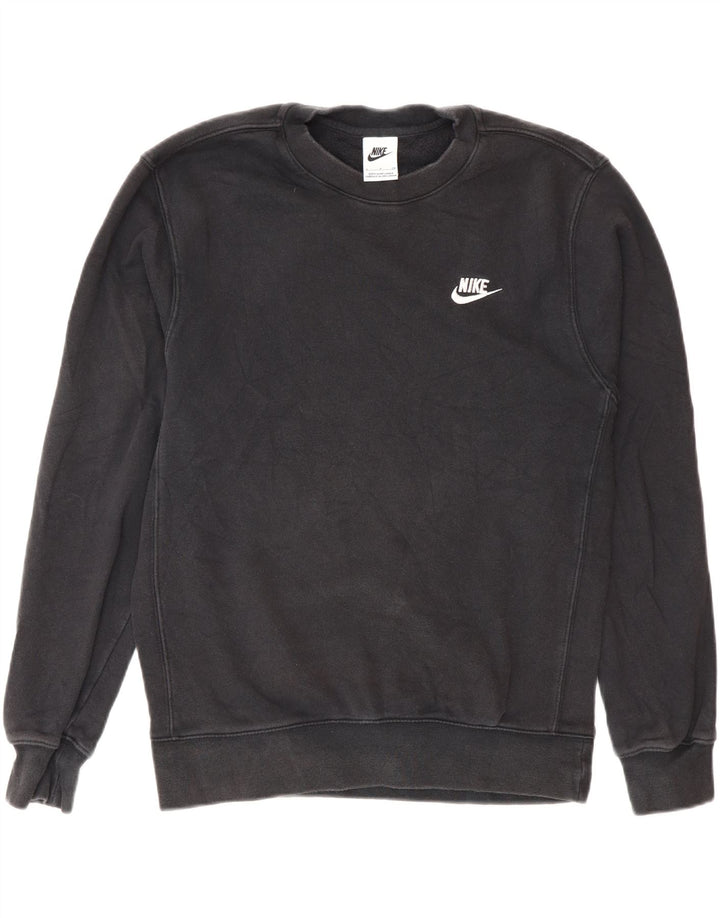 Nike Damen-Sweatshirt in Übergröße, Größe S, Schwarz, Baumwolle, UK 10