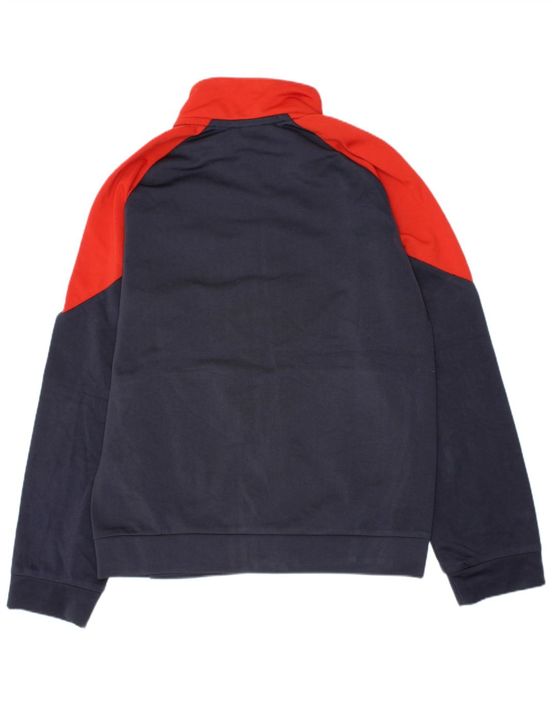 Puma Jungen Grafik-Trainingsanzug-Top-Jacke, 9–10 Jahre, Marineblau, Farbblock