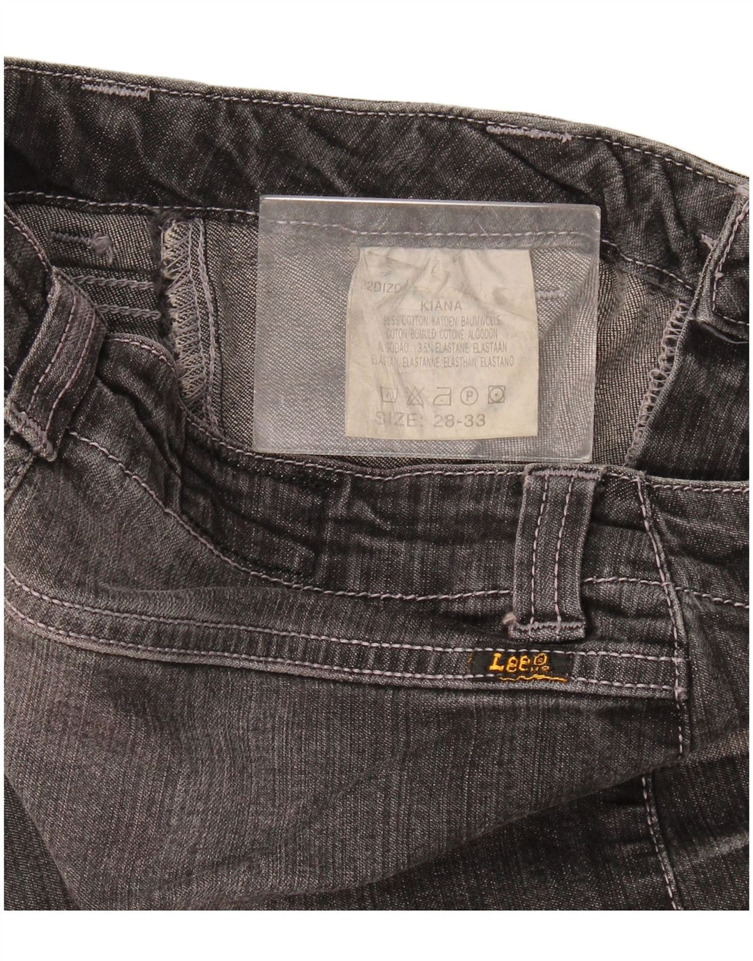 Lee Damen Kiana Bootcut Jeans W28 L29 Grau