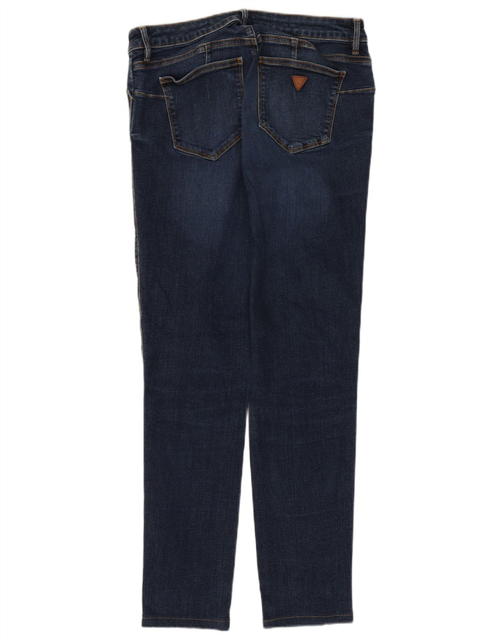 Guess Damen Slim Jeans W26 L26 Marineblau