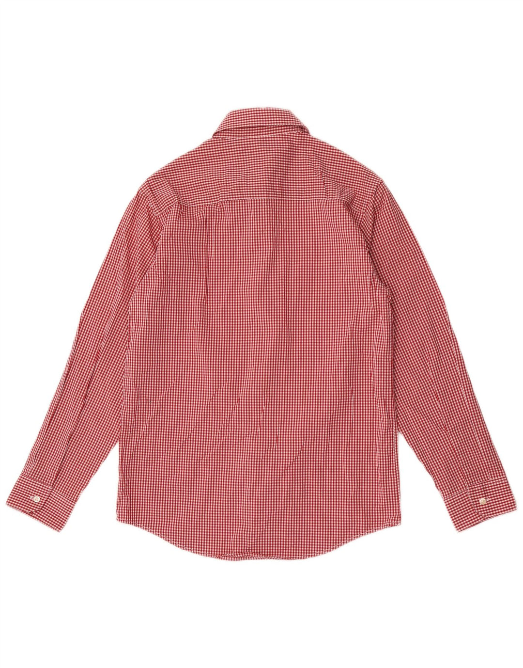 Chaps Stretch-Hemd für Jungen, 12–13 Jahre, groß, rotes Gingham-Baumwolle