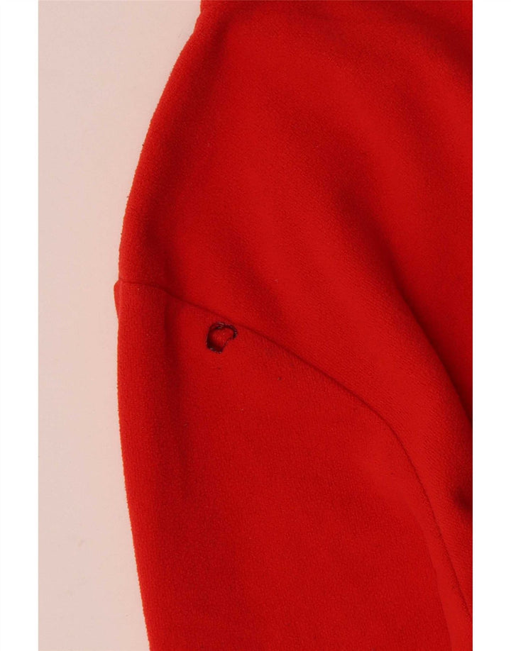 Napapijri Jungen-Fleecejacke mit Grafik, 13–14 Jahre, rotes Polyester