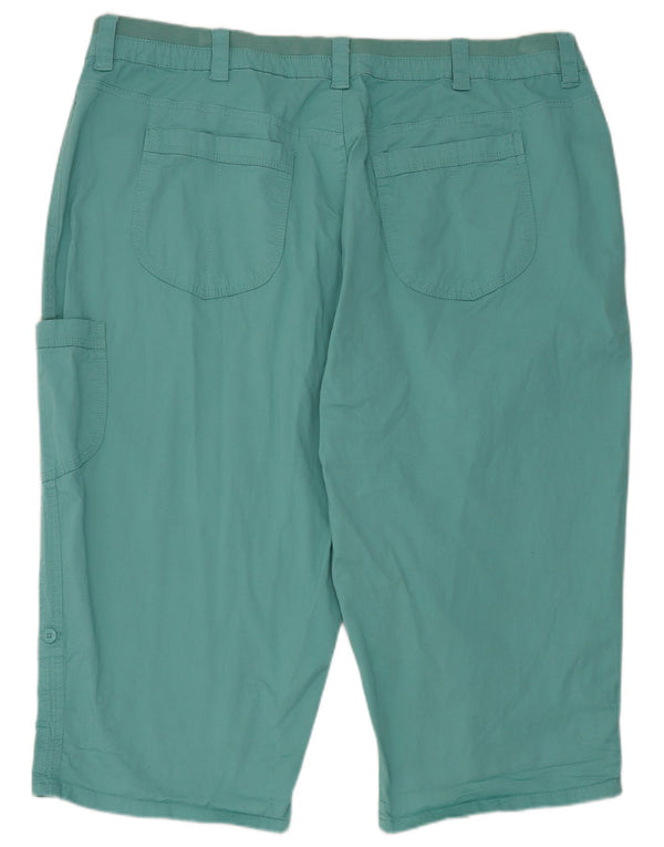 Lee Womens Riders Cargo Shorts US 26 5XL W46 Blaue Baumwolle