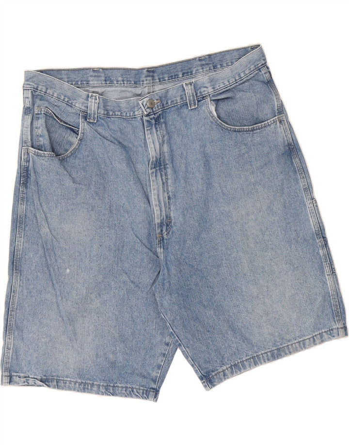 WRANGLER Mens Cargo Denim Shorts W42 2XL Blue Cotton Vintage Wrangler and Second-Hand Wrangler from Messina Hembry 