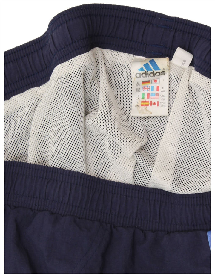 ADIDAS Herren Sportshorts 2XL Marineblau Polyester