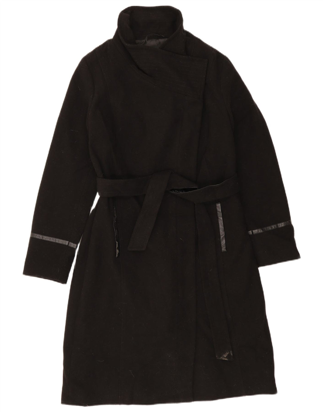 Oasis Damenmantel UK 16 Large Schwarz Polyester