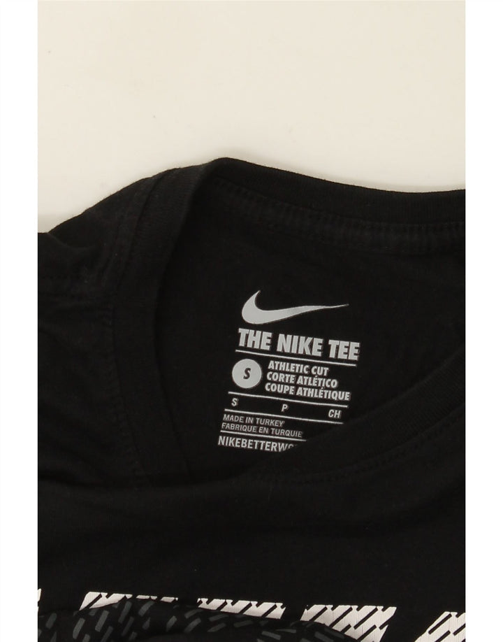 Nike Herren Athletic Cut Graphic T-Shirt Top Small Schwarz