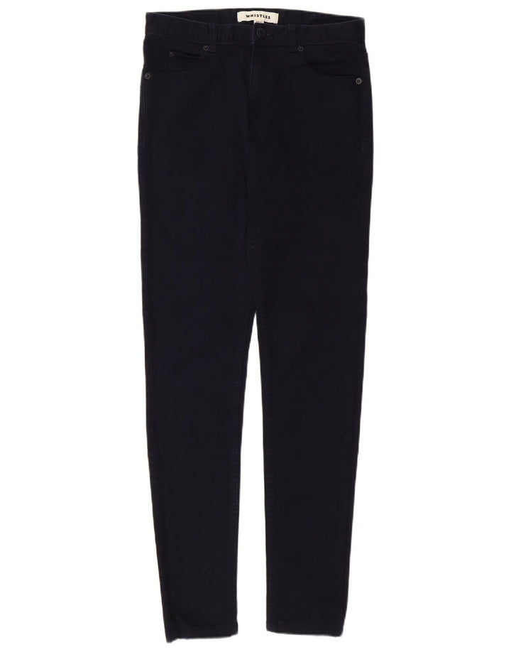 WHISTLE Damen Skinny Jeans W28 L29 Marineblaue Baumwolle