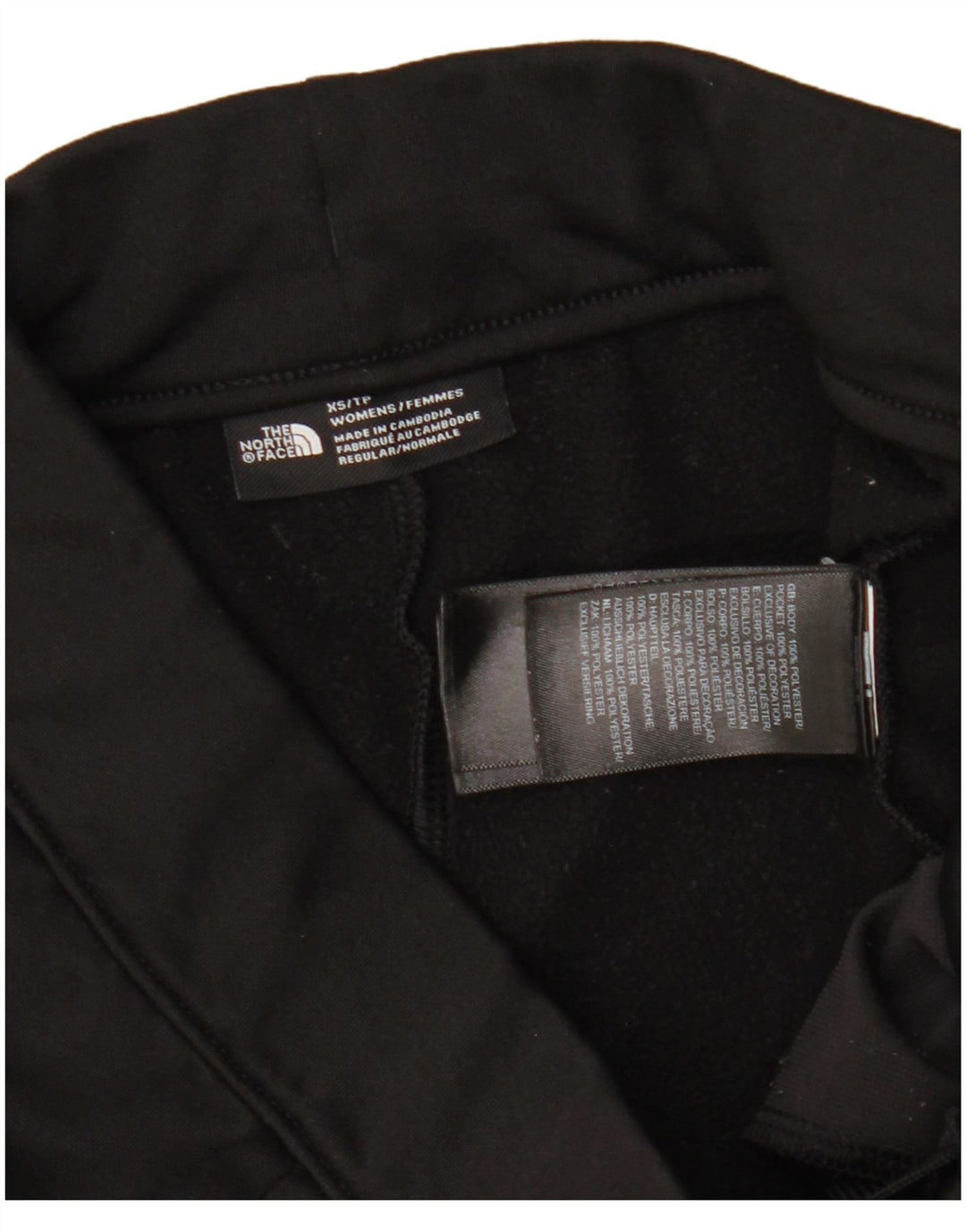 THE NORTH FACE Damen-Trainingsanzug mit Grafik, Jogginghose, Größe 4, XS, Schwarz