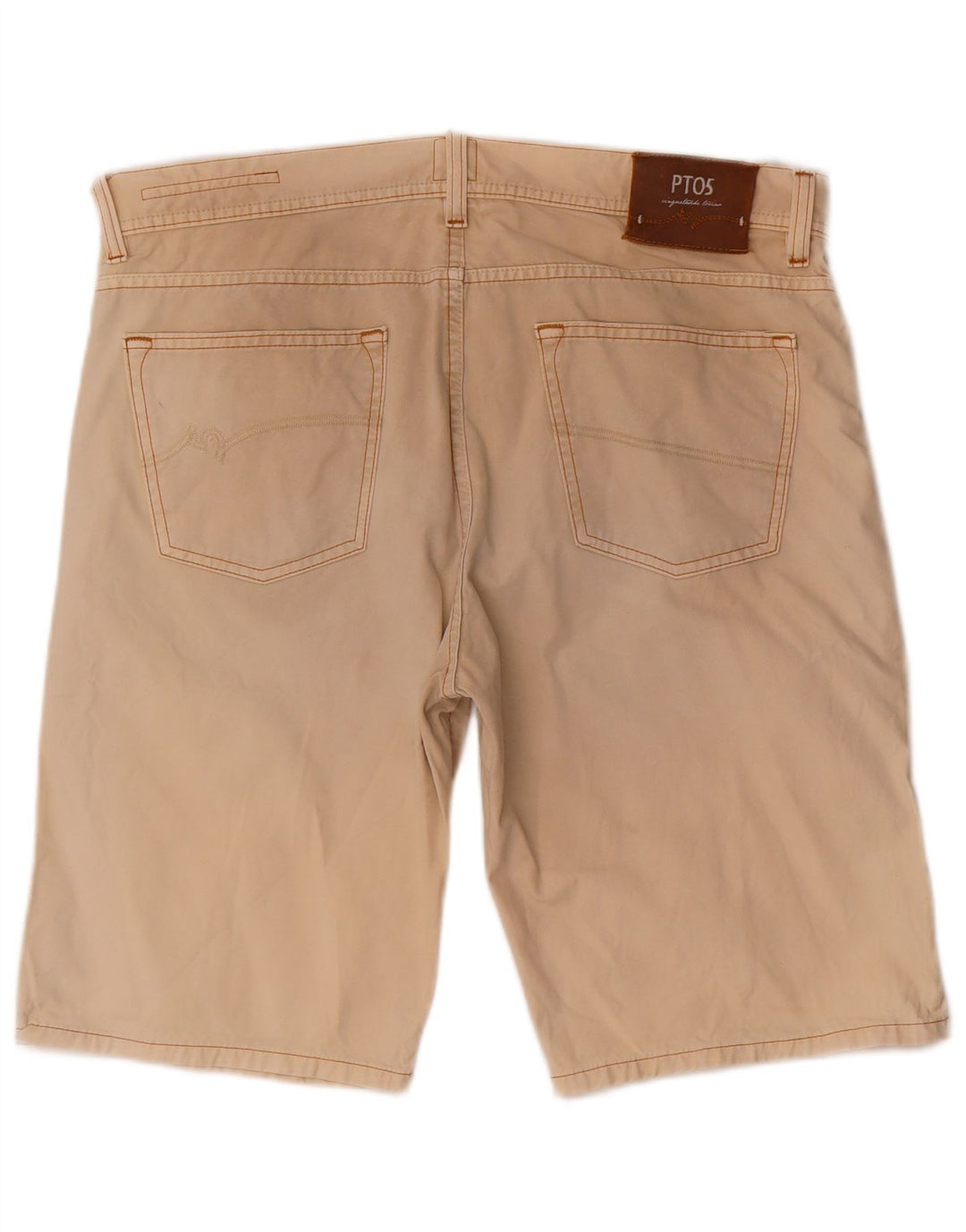 PT05 Herren-Freizeitshorts W38 XL Beige Baumwolle