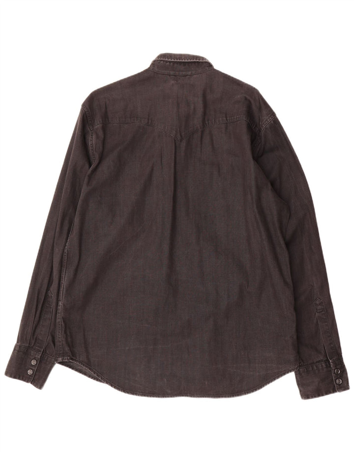 Levi's Herren-Jeanshemd XL aus schwarzer Baumwolle