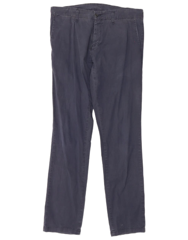 Carhartt Herren Slim Chinohose W34 L34 Marineblaue Baumwolle