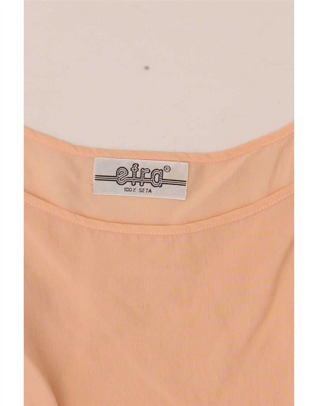 Vintage Damen Ärmelloses Blusentop UK 12 Mittelrosa Seide