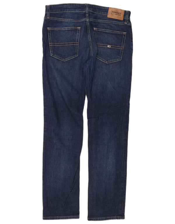 Tommy Hilfiger Herren Ryan Straight Jeans W32 L32 Marineblau Baumwolle