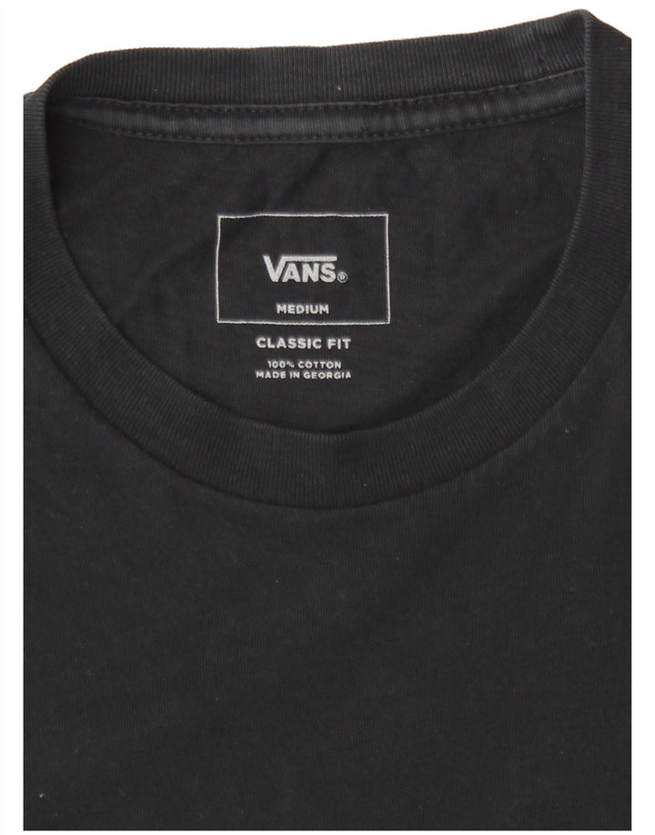 Vans Herren-T-Shirt mit klassischer Passform, mittelschwarze Baumwolle