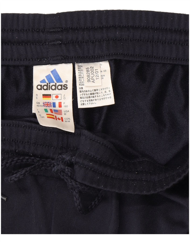 Adidas Herren-Trainingshose UK 40/42 Mittelmarineblaues Polyester