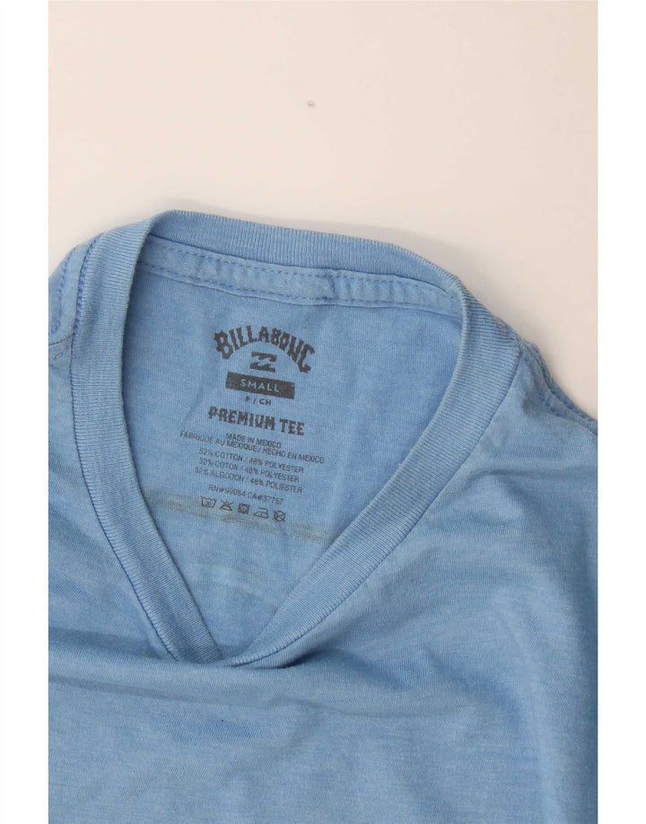 Billabong Herren-T-Shirt mit Grafik, Größe S, Blau, Baumwolle