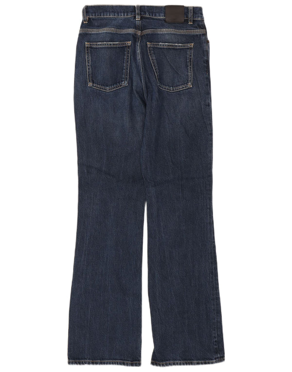 Massimo Dutti Damen Bootcut Jeans EU 36 XS W26 L31 Blaue Baumwolle