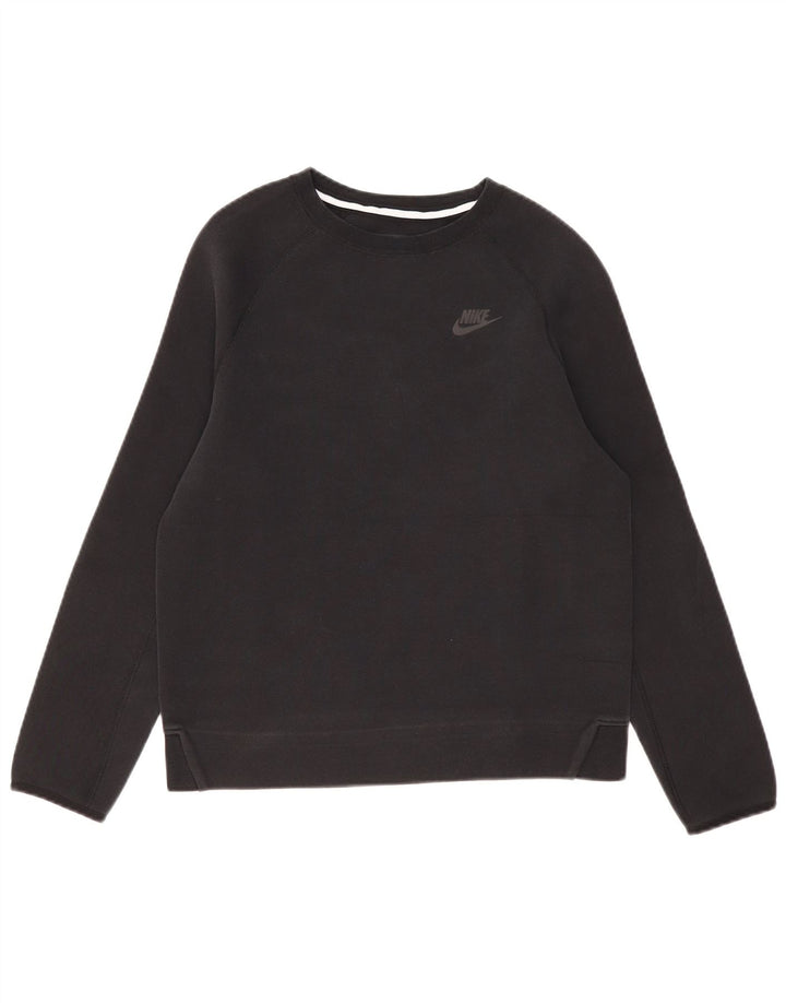 Nike Sweatshirt-Pullover für Jungen, 13–14 Jahre, XL, schwarze Baumwolle
