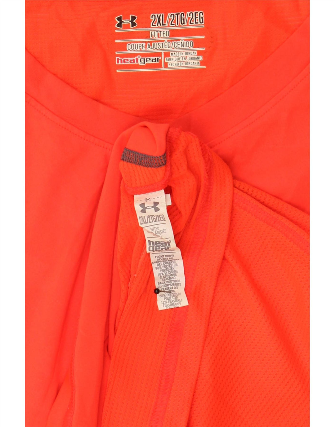 Under Armour Herren Heat Gear Weste Top 2XL Orange Polyester