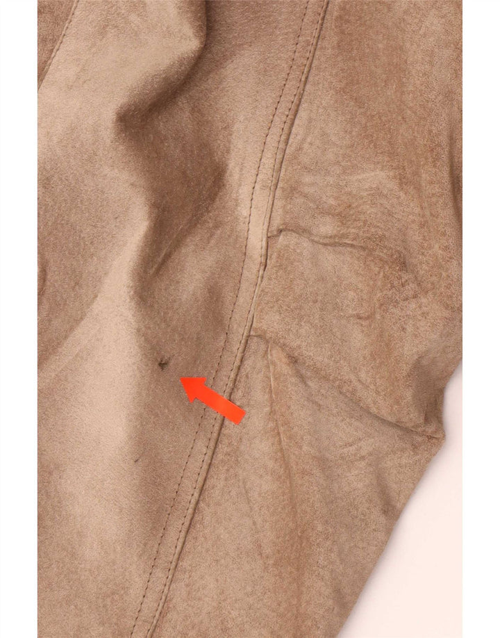 Bagatelle Damen Wildledermantel US 10 Großes braunes Leder