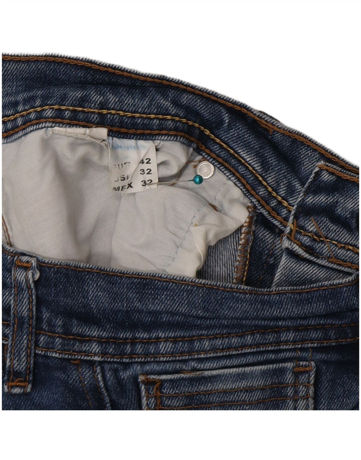 Zara Herren Slim Jeans EU 42 Large W32 L30 Blau