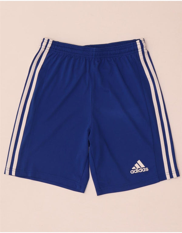Adidas Jungen Aeroready Sportshorts 13–14 Jahre, blaues Polyester