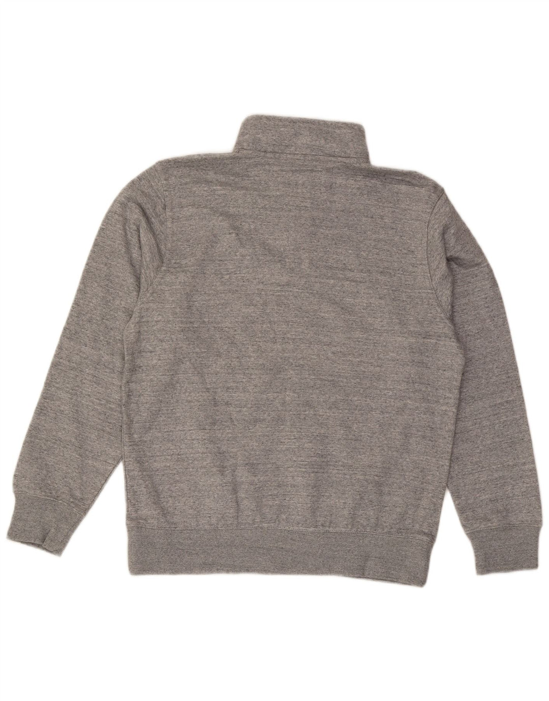 Jack Wills Herren-Sweatshirt mit Reißverschluss, klassischer Passform, Größe L, grau gefleckt