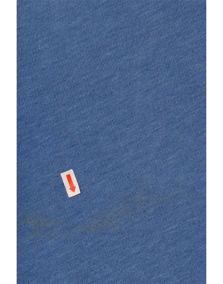 Superdry Herren-Kapuzenpullover mit Grafik, groß, aus blauer Baumwolle