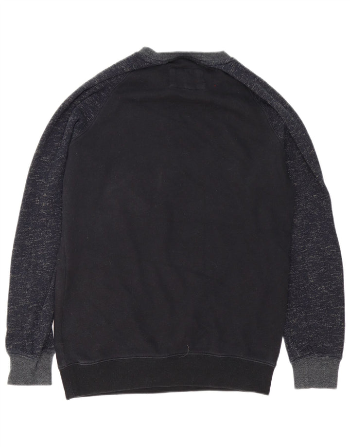 Hurley Herren-Sweatshirt-Pullover, klein, marineblau gesprenkelte Baumwolle