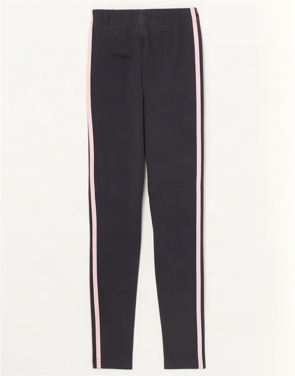 Adidas Mädchen-Leggings, 13–14 Jahre, graue Baumwolle