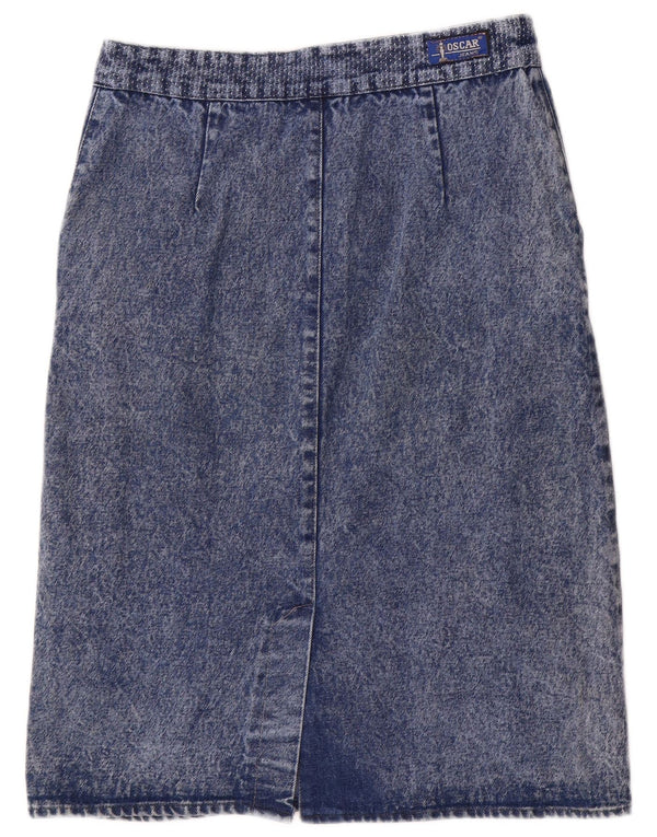 Vintage Damen Jeansrock IT 44 Medium W32 Blau