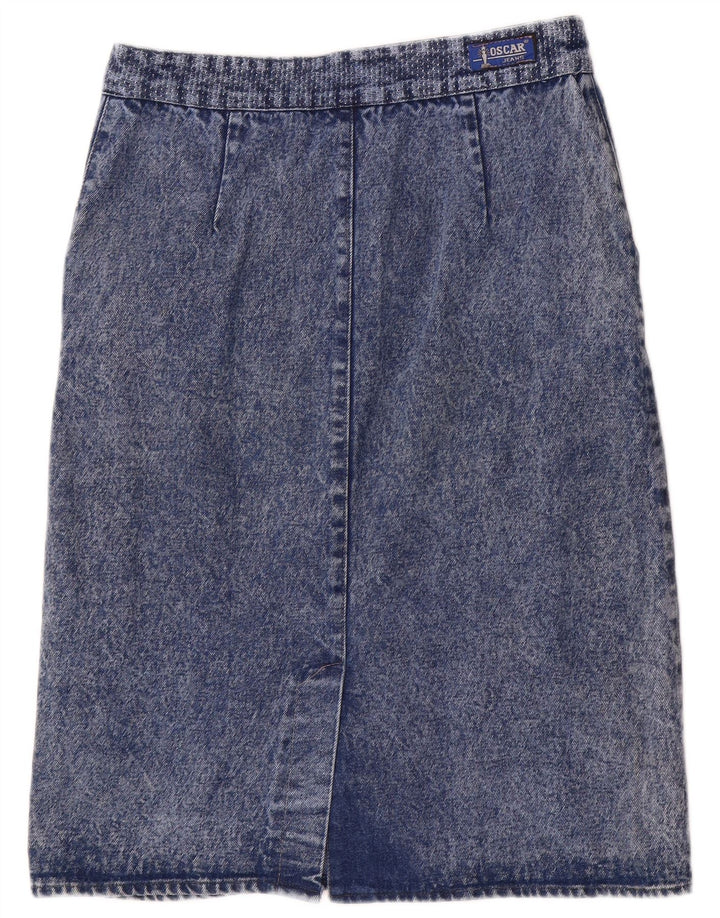 Vintage Damen Jeansrock IT 44 Medium W32 Blau
