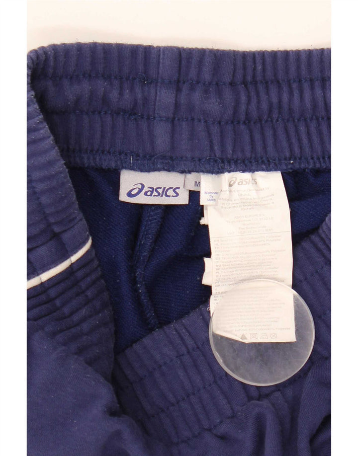 Asics Herren-Trainingshose, Jogginghose, mittelblau, Baumwolle