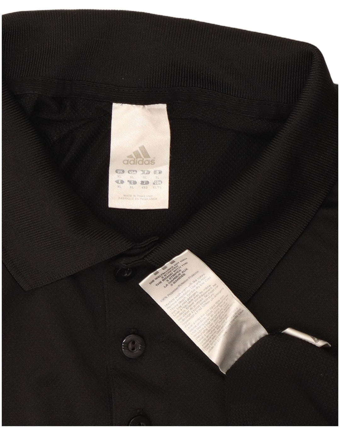 Adidas Herren Climacool Poloshirt XL Schwarz Polyester