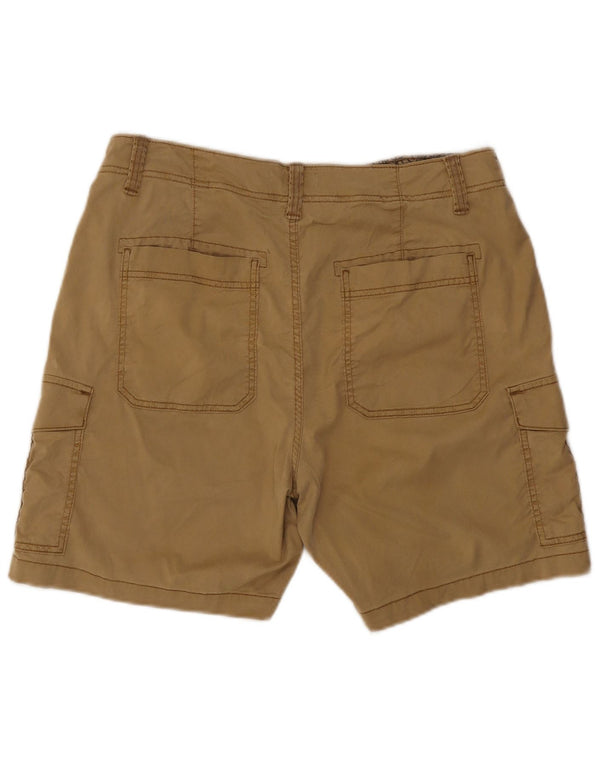 Marks & Spencer Damen Cargoshorts UK 16 Large W34 Beige Lycra